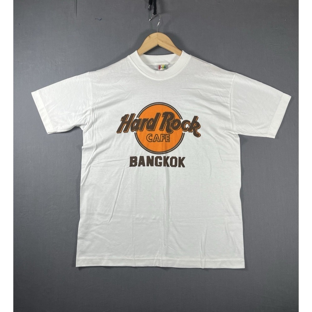 Vintage Hard Rock Cafe T Shirt Bangkok  Size Large Short Sleeve